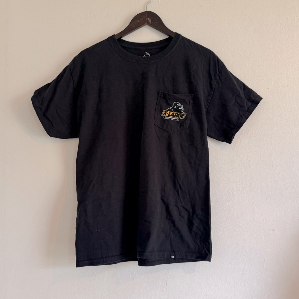 X-Large Skateboarding Black T-Shorts Size Large